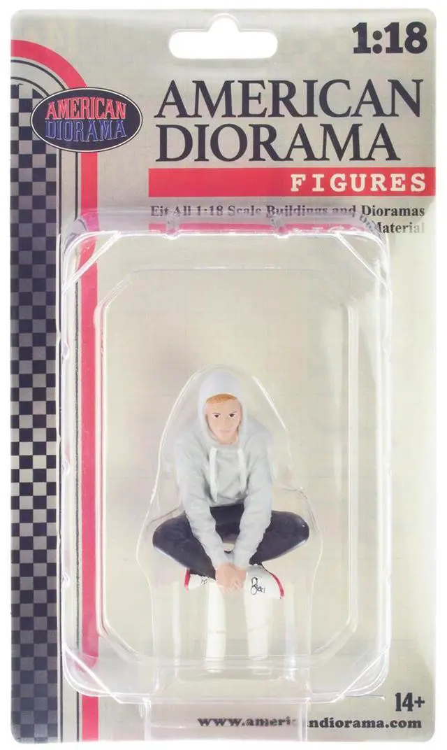 Alt view image 6 of 6 - "Figure18 Series 1" Figure 704 for 1/18 Scale Models by American Diorama