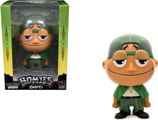 Alt view image 5 of 6 - Sapo 4.5" Figure "Homies Big Headz" Series 4 Model by Homies