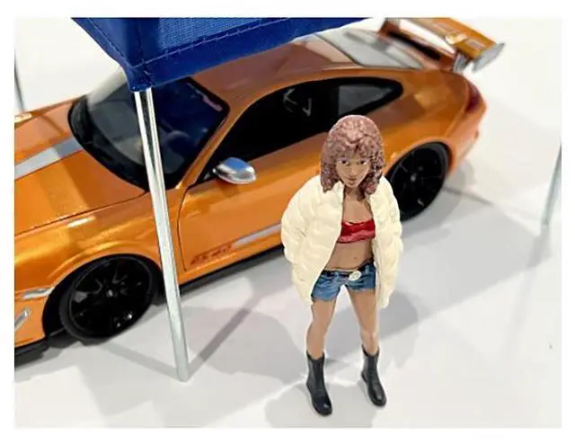 Alt view image 9 of 11 - "Hip Hop Girls" 4 Piece Figure Set for 1/24 Scale Models by American Diorama