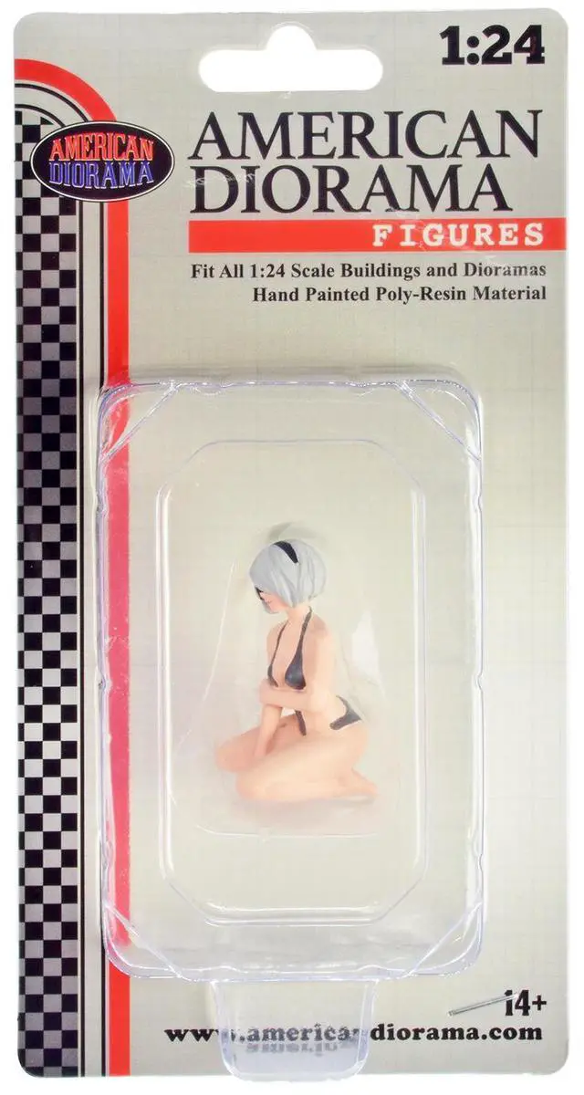 Alt view image 8 of 8 - "Cosplay Girls" Figure 5 for 1/24 Scale Models by American Diorama