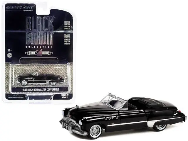 Alt view image 2 of 2 - 1965 Ford Thunderbird Convertible Black "Black Bandit" Series 27 1/64 Diecast Model Car By Greenlight