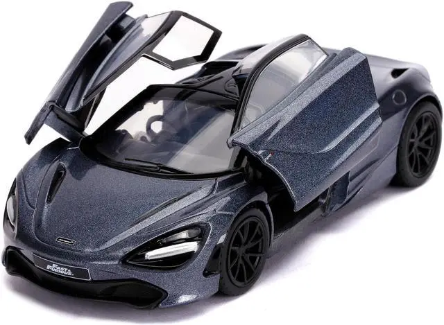 Alt view image 9 of 9 - Shaw's McLaren 720S RHD (Right Hand Drive) Metallic Gray "Fast & Furious Presents: Hobbs & Shaw" (2019) Movie 1/32 Diecast Model Car by Jada