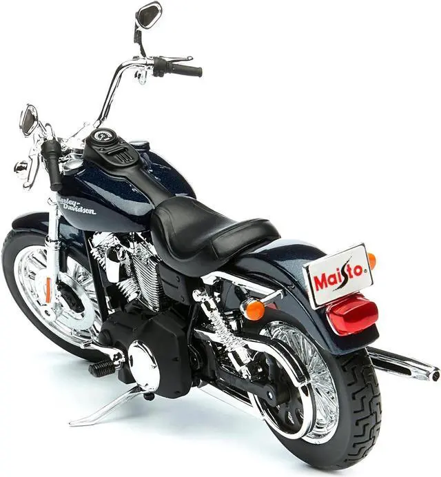Alt view image 4 of 5 - 2006 Harley Davidson FXDBI Dyna Street Bob Bike Motorcycle Model 1/12 by Maisto