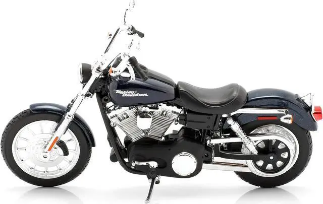 Alt view image 5 of 5 - 2006 Harley Davidson FXDBI Dyna Street Bob Bike Motorcycle Model 1/12 by Maisto
