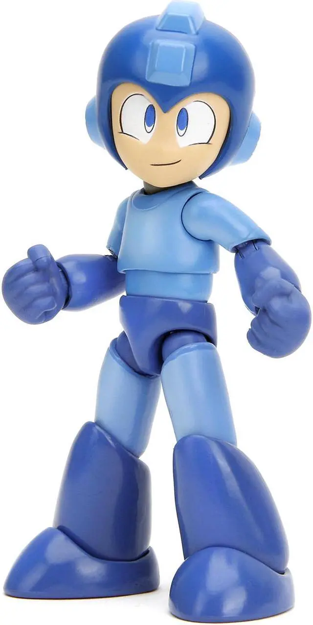 Alt view image 7 of 8 - Mega Man 4.5" Moveable Figure with Accessories and Alternate Head and Hands "Mega Man" (1987) Video Game model by Jada