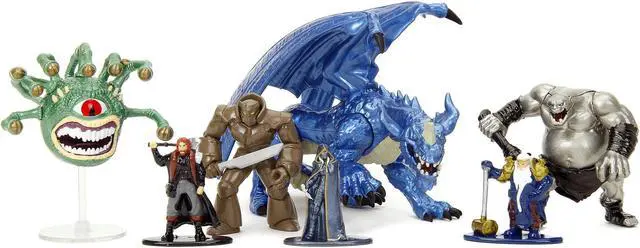 Alt view image 5 of 7 - "Dungeons and Dragons" Set of 7 Diecast Figures by Jada