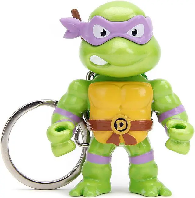 Alt view image 8 of 11 - Set of 4 Diecast Figure Key Chains "Teenage Mutant Ninja Turtles" TV Series "Metalfigs" Series Diecast Models by Jada