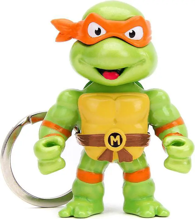 Alt view image 10 of 11 - Set of 4 Diecast Figure Key Chains "Teenage Mutant Ninja Turtles" TV Series "Metalfigs" Series Diecast Models by Jada