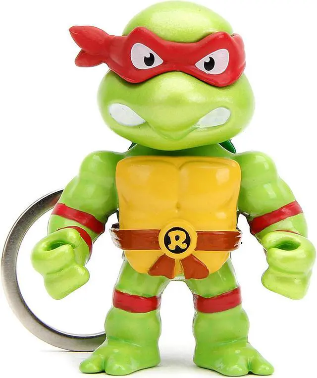Alt view image 9 of 11 - Set of 4 Diecast Figure Key Chains "Teenage Mutant Ninja Turtles" TV Series "Metalfigs" Series Diecast Models by Jada