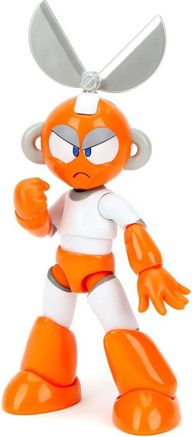 Alt view image 7 of 11 - Cut Man 4.5" Moveable Figure with Accessories and Alternate Head and Hands "Mega Man" (1987) Video Game Model by Jada