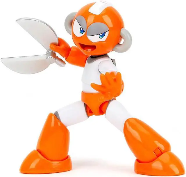 Alt view image 8 of 11 - Cut Man 4.5" Moveable Figure with Accessories and Alternate Head and Hands "Mega Man" (1987) Video Game Model by Jada