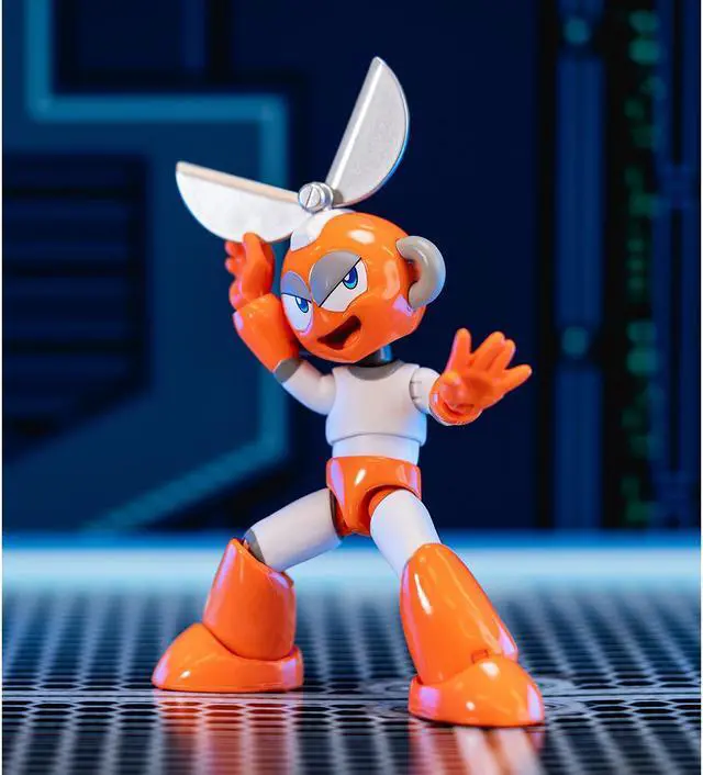Alt view image 11 of 11 - Cut Man 4.5" Moveable Figure with Accessories and Alternate Head and Hands "Mega Man" (1987) Video Game Model by Jada