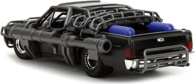 Alt view image 8 of 11 - 1967 Chevrolet El Camino with Cannons Matt Black "Fast X" (2023) Movie "Fast & Furious" Series 1/32 Diecast Model Car by Jada