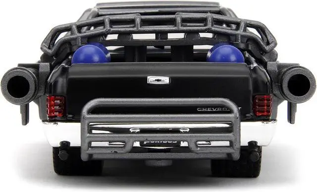 Alt view image 9 of 11 - 1967 Chevrolet El Camino with Cannons Matt Black "Fast X" (2023) Movie "Fast & Furious" Series 1/32 Diecast Model Car by Jada