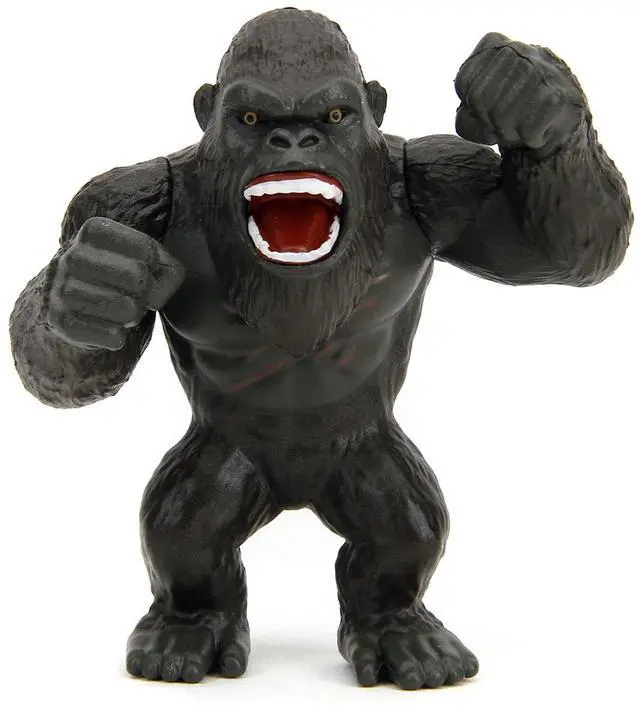 Alt view image 8 of 10 - Set of 4 Diecast Figures "Godzilla x Kong: The New Empire" (2024) Movie "Metalfigs" Series Diecast Models by Jada