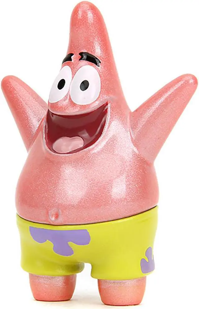 Alt view image 7 of 11 - Set of 4 Diecast Figures "SpongeBob SquarePants" (1999-Current) TV Series "Metalfigs" Series Diecast Models by Jada