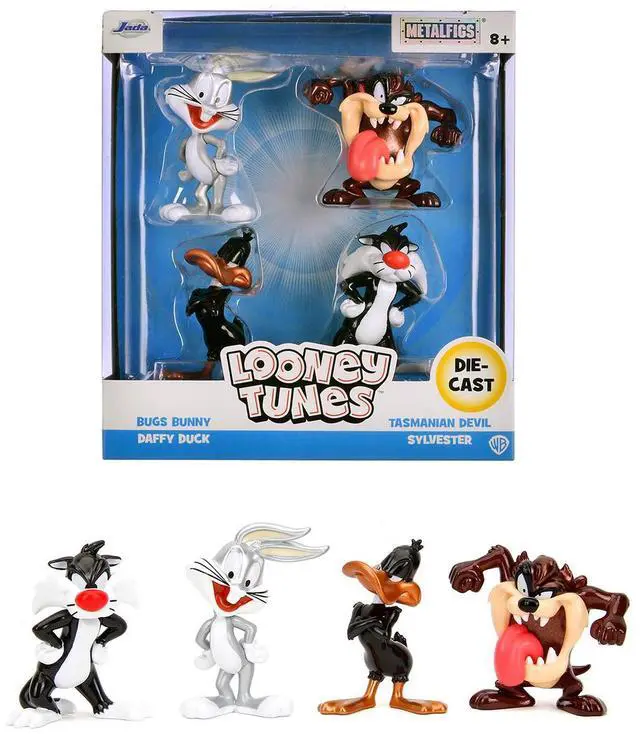 Alt view image 10 of 10 - Set of 4 Diecast Figures "Looney Tunes" "Metalfigs" Series Die Cast Models by Jada