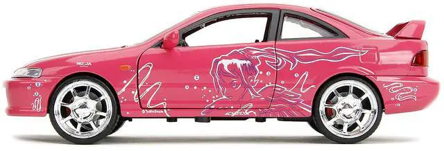 Alt view image 10 of 11 - 1995 Honda Integra Type R Pink with Graphics "Fast & Furious Remix" Series 1/32 Diecast Model Car by Jada