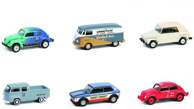 Alt view image 7 of 9 - "Club Vee-Dub" Series 20 Set of 6 pieces 1/64 Diecast Model Cars by Greenlight