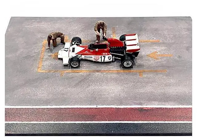 Alt view image 5 of 6 - "Race Day" Two Diecast Figures Set 5 for 1/43 Scale Models by American Diorama