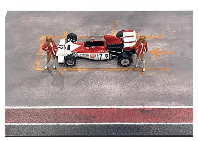 Alt view image 5 of 6 - "Race Day" Two Diecast Figures Set #6 for 1/43 Scale Models by American Diorama