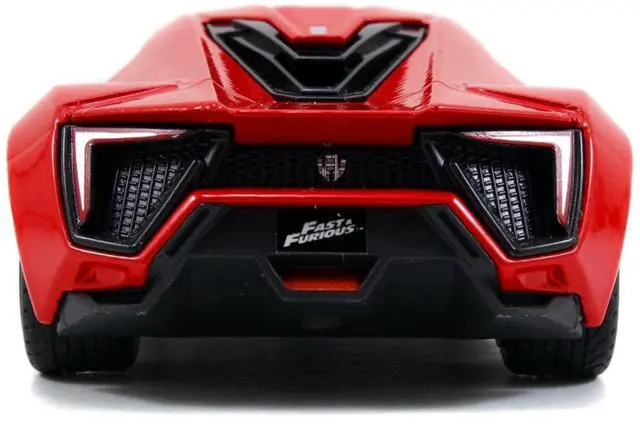 Alt view image 5 of 6 - Lykan Hypersport Red "Fast & Furious 7" (2015) Movie 1/32 Diecast Model Car by Jada