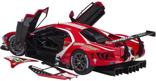 Alt view image 12 of 14 - Ford GT #67 Harry Tincknell - Andy Priaulx - Jonathan Bomarito 24H of Le Mans (2019) 1/18 Model Car by Autoart
