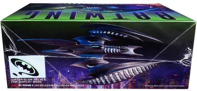 Alt view image 11 of 12 - Skill 2 Model Kit Batwing "Batman Forever" (1995) Movie 1/32 Scale Model by AMT