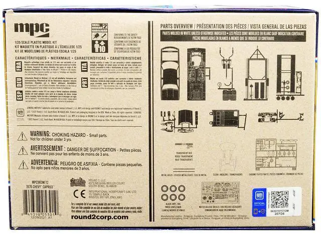 Alt view image 11 of 12 - Skill 2 Model Kit 2005 Cadillac Escalade EXT 1/25 Scale Model by AMT