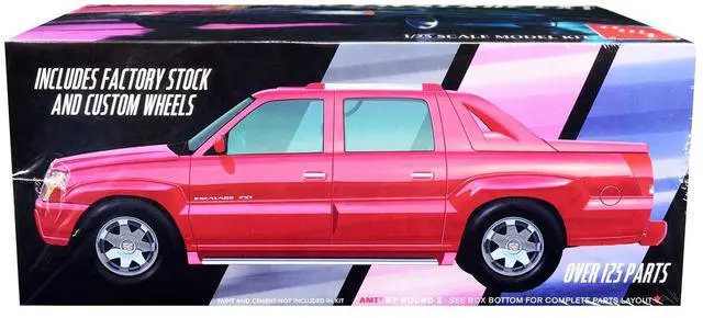 Alt view image 12 of 12 - Skill 2 Model Kit 2005 Cadillac Escalade EXT 1/25 Scale Model by AMT