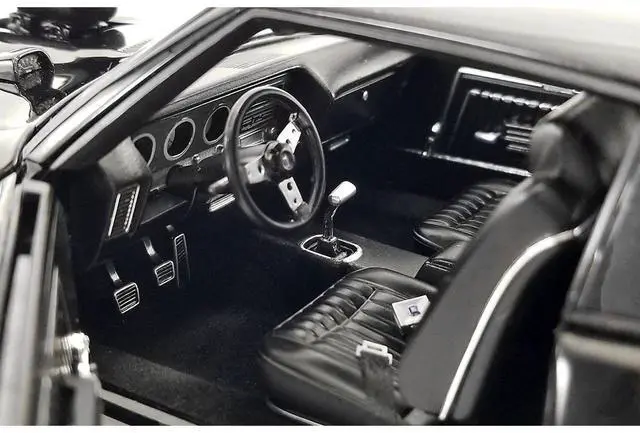 Alt view image 12 of 14 - 1970 Pontiac GTO Judge "Justified" Black "Drag Outlaws" Series Limited Edition to 564 pieces Worldwide 1/18 Diecast Model Car by ACME