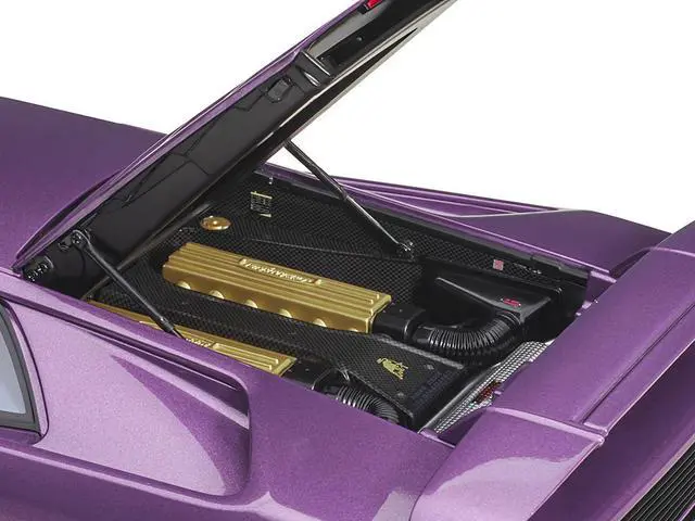 Alt view image 13 of 14 - Lamborghini Diablo SE30 Viola Purple Metallic 1/18 Model Car by Autoart
