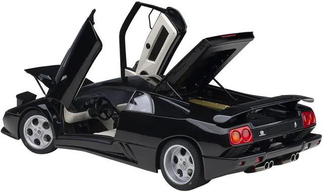 Alt view image 12 of 13 - Lamborghini Diablo SE30 Deep Black Metallic 1/18 Model Car by Autoart