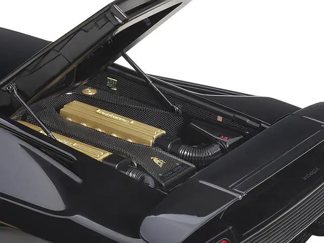 Alt view image 13 of 13 - Lamborghini Diablo SE30 Deep Black Metallic 1/18 Model Car by Autoart