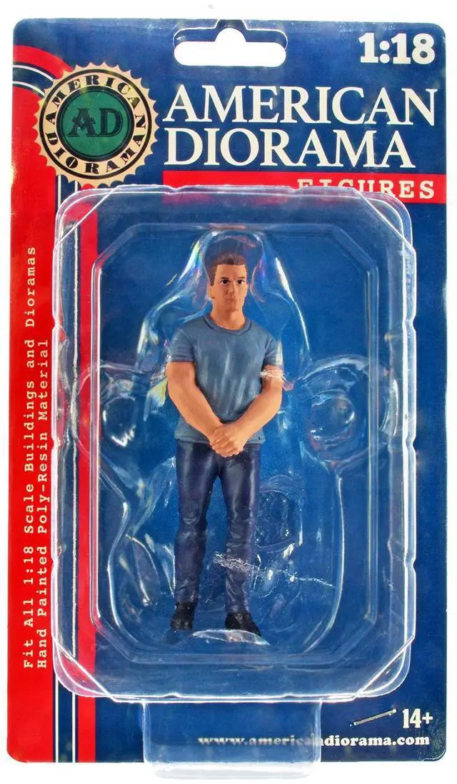Alt view image 9 of 9 - "Car Meet 3" Figure 4 for 1/18 Scale Models by American Diorama