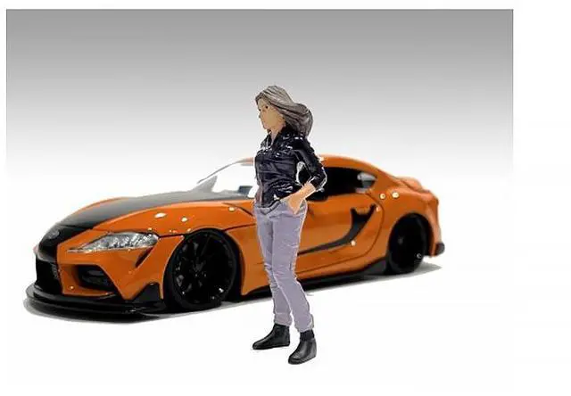 Alt view image 8 of 9 - "Car Meet 3" Figure 5 for 1/18 Scale Models by American Diorama