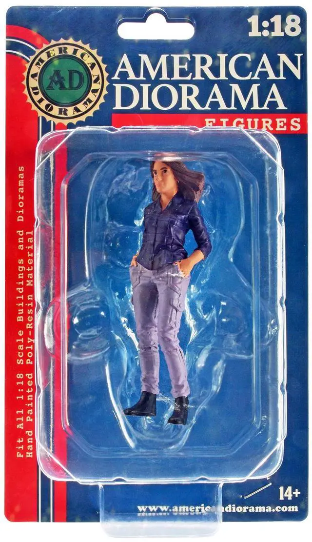 Alt view image 9 of 9 - "Car Meet 3" Figure 5 for 1/18 Scale Models by American Diorama