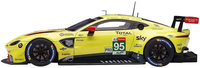 Alt view image 12 of 13 - 2018 Aston Martin Vantage GTE #95 Sorensen - Thiim - Turner Le Mans PRO 1/18 Model Car by Autoart