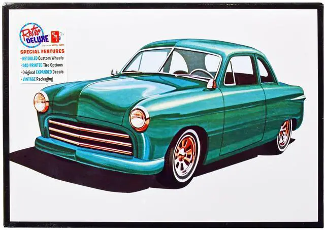 Alt view image 11 of 12 - Skill 2 Model Kit 1949 Ford Coupe "The 49'er" 3-in-1 Kit 1/25 Scale Model by AMT