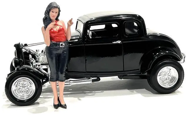 Alt view image 5 of 6 - "Pin-Up Girls" Peggy Figure for 1/18 Scale Models by American Diorama
