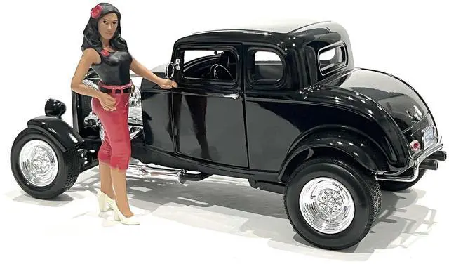 Alt view image 8 of 9 - "Pin-Up Girls" Carroll Figure For 1/24 Scale Models By American Diorama