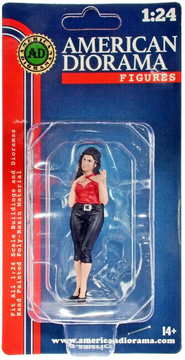 Alt view image 6 of 6 - "Pin-Up Girls" Peggy Figure for 1/24 Scale Models by American Diorama