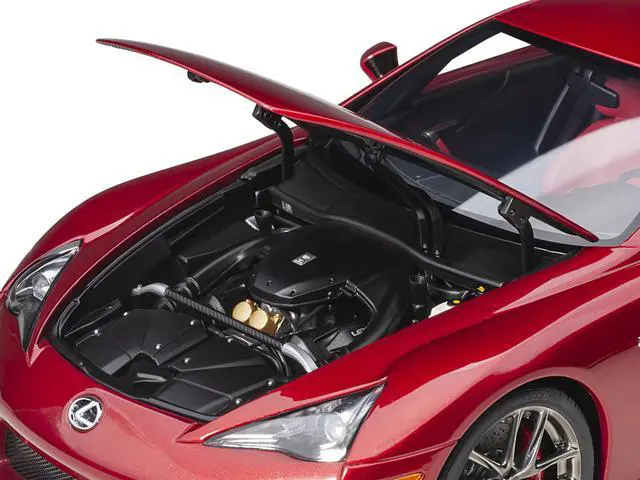 Alt view image 11 of 11 - Lexus LFA Pearl Red Metallic 1/18 Model Car by Autoart