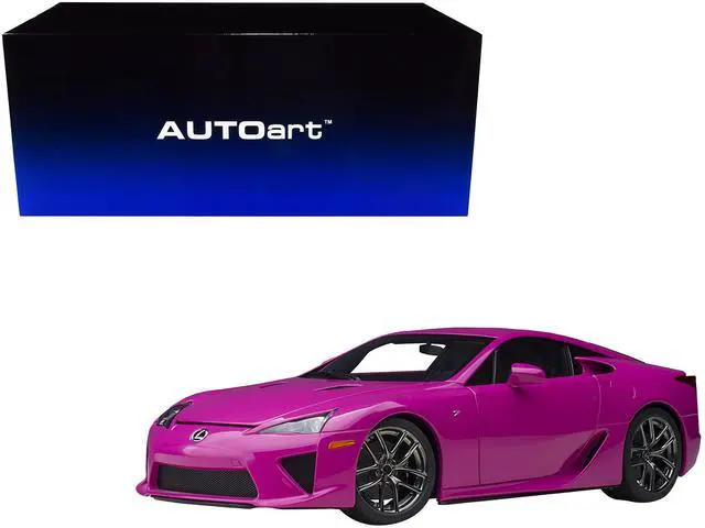Alt view image 8 of 11 - Lexus LFA Passionate Pink 1/18 Model Car by Autoart