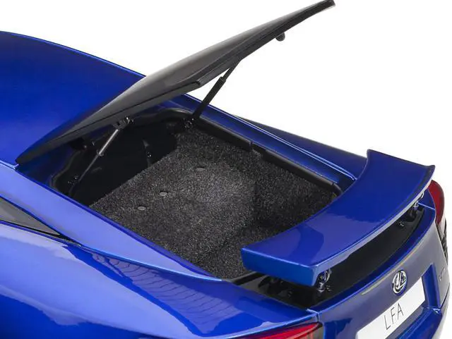 Alt view image 9 of 10 - Lexus LFA Pearl Blue Metallic 1/18 Model Car by Autoart