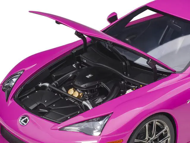 Alt view image 11 of 11 - Lexus LFA Passionate Pink 1/18 Model Car by Autoart