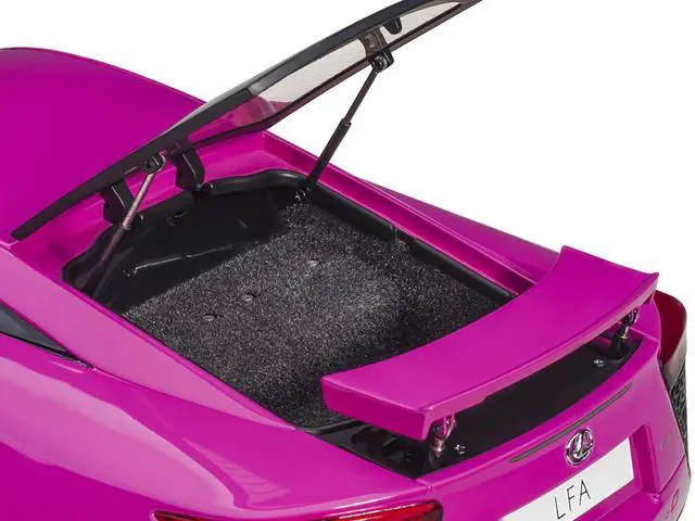 Alt view image 10 of 11 - Lexus LFA Passionate Pink 1/18 Model Car by Autoart