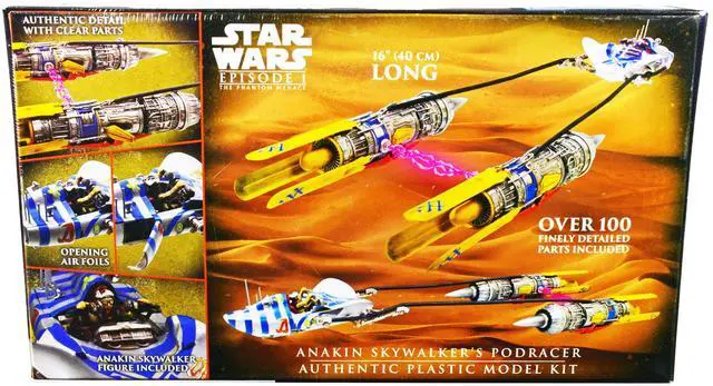 Alt view image 8 of 8 - Skill 2 Model Kit Anakin Skywalker's Podracer "Star Wars Episode I: The Phantom Menace" 1/32 Scale Model by AMT