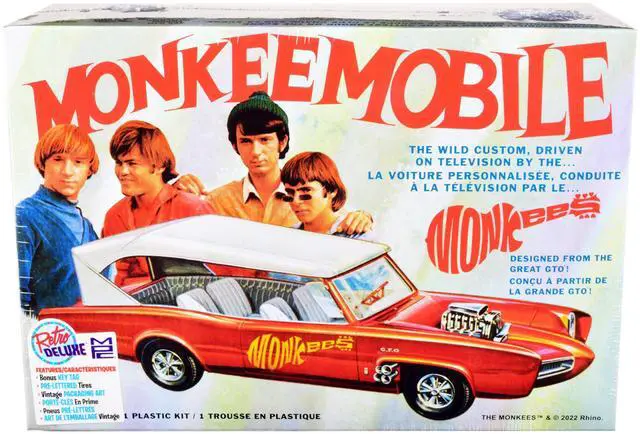 Alt view image 7 of 8 - Skill 2 Model Kit Monkeemobile "The Monkees" (1966-1968) TV Series 1/25 Scale Model Car by MPC