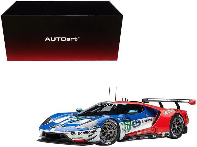 Alt view image 5 of 6 - Ford GT #67 Harry Tincknell - Andy Priaulx - Pipo Derani 24H Le Mans (2017) 1/18 Model Car by Autoart